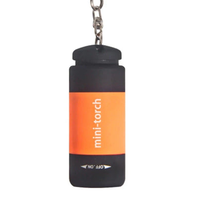 Compact, USB-rechargeable LED flashlight with vibrant color options, perfect for everyday carry and emergencies