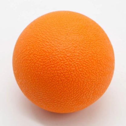 Green TPE massage ball for muscle relaxation with 6.1cm diameter