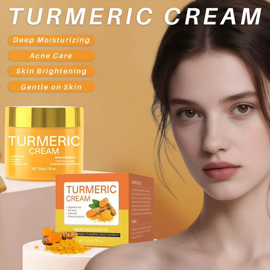 50g jar of brightening and hydrating moisturising cream with dimensions 53mm x 53mm x 48mm