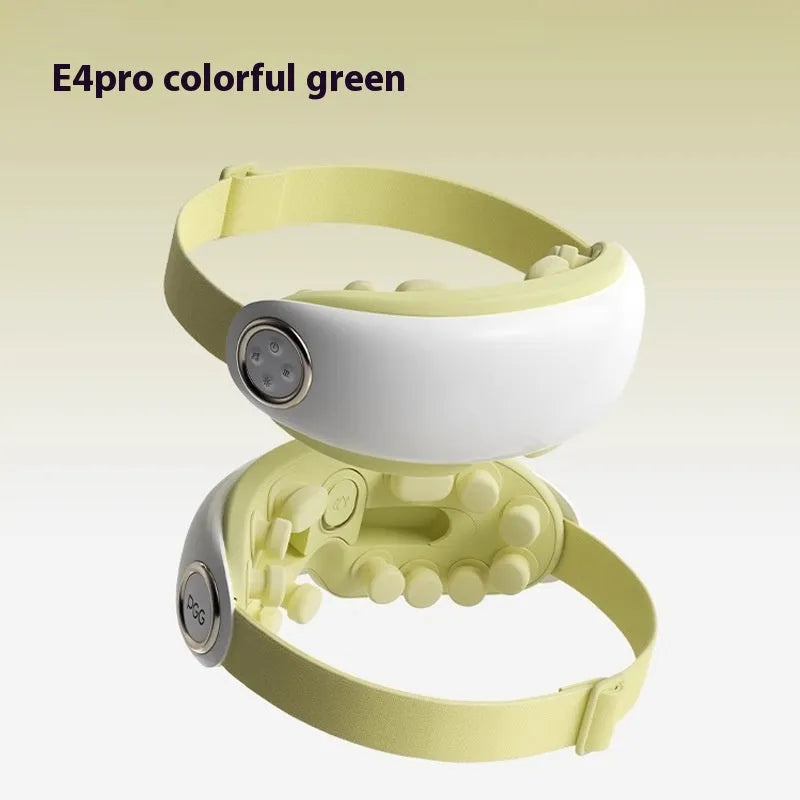 Bluetooth steam eye moisturising instrument in purplish grey colour with hot compress massage function