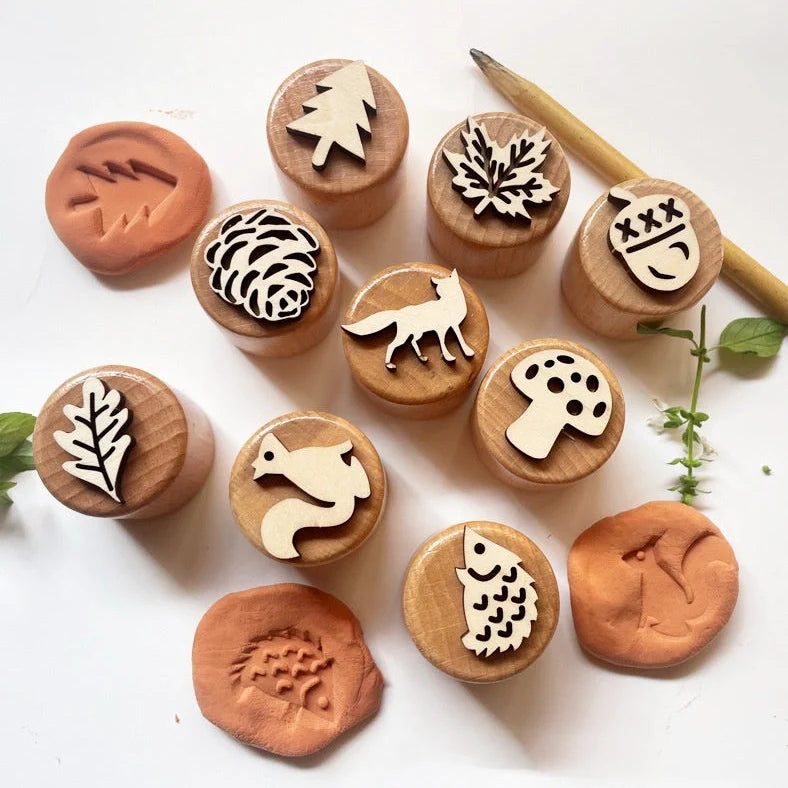 Wooden children's seal toy from Autumn Collection Series for infants 0-3 years