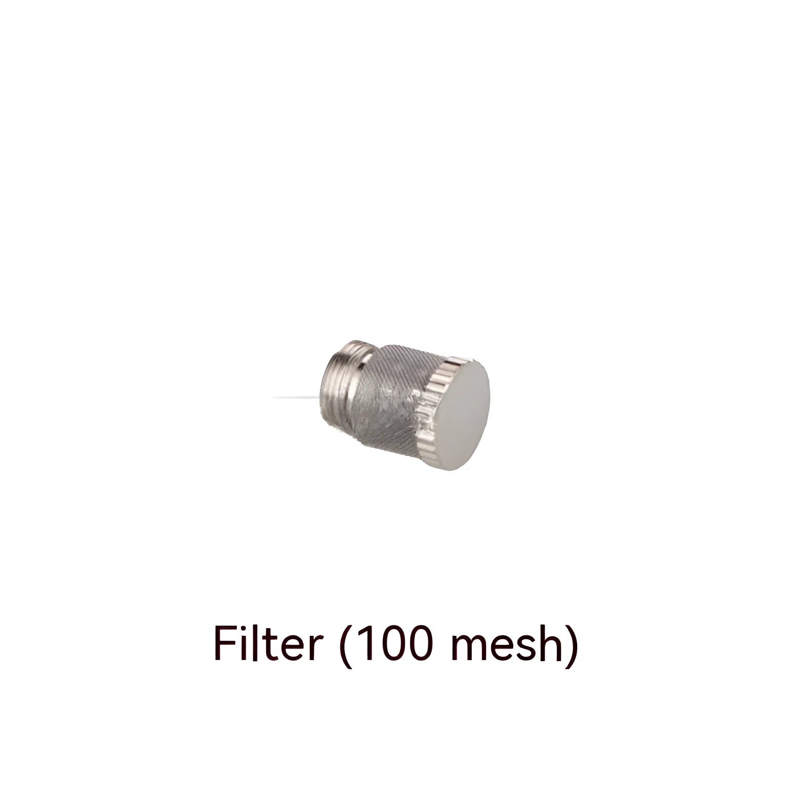 304 stainless steel high and low pressure atomising nozzle with external thread and filter.