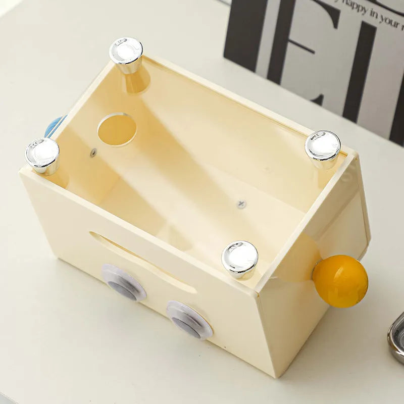 Acrylic tissue box in milky white or elegant black for living room and bathroom use