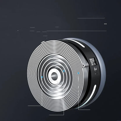 Automatic rebound abdominal wheel with smart counting display, 40 x 40 x 40 cm, in grey or orange grey