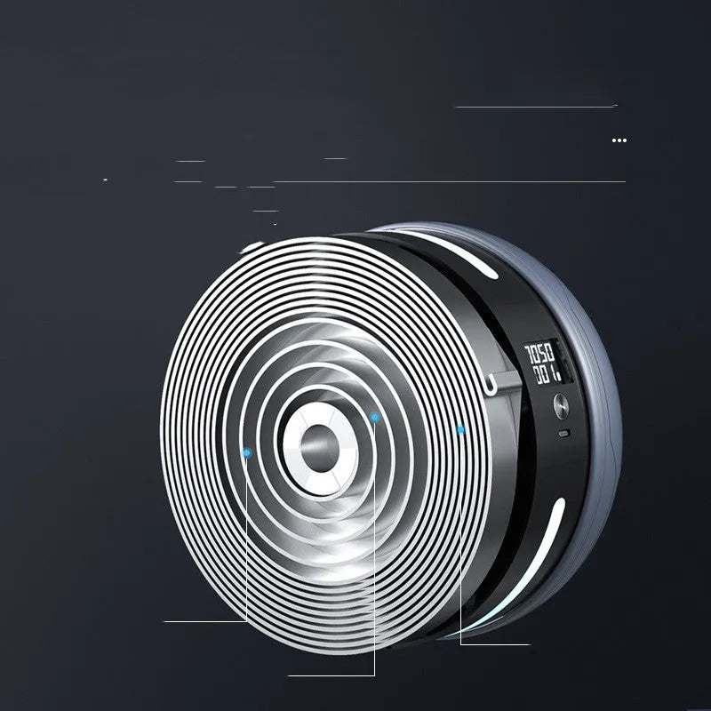 Automatic Rebound Abdominal Wheel with Smart Counting Display for Home Gym Fitness and Body Shaping Training, 40cm Wide Roller in Smart Counting Grey or Orange Grey