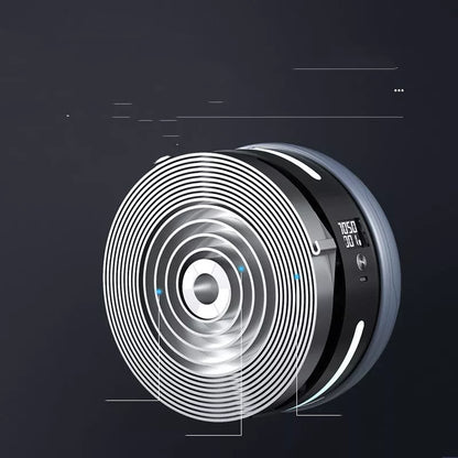 Automatic Rebound Abdominal Wheel with smart counting feature in gray