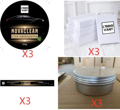 A high-quality car wax that provides a long-lasting, crystal-clear shine and protection for your vehicle's paint.