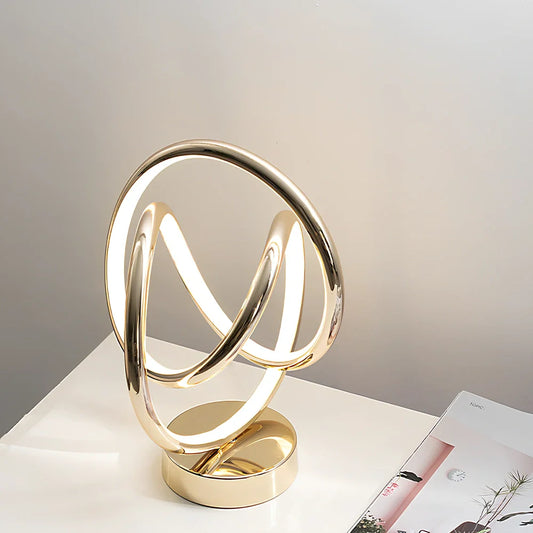 Modern bedside table lamp in three sizes with clean design for study lighting