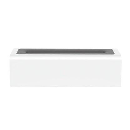 Square USB plug-in aroma diffuser with colourful simulated flame lighting effect