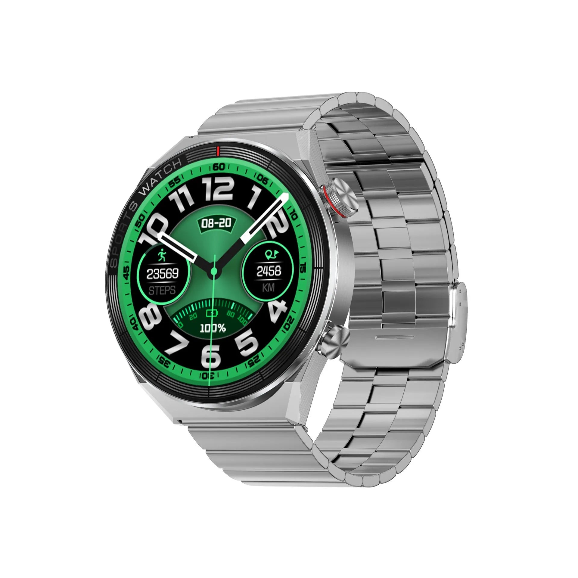 Large screen Bluetooth smart watch with 1.5-inch display showing interface