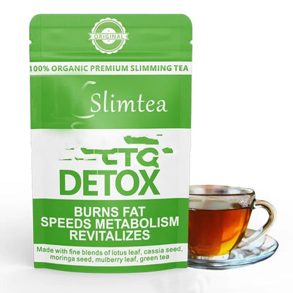 28 Day Slim Flat Tummy Tea variety pack for women's herbal detox and wellness programme