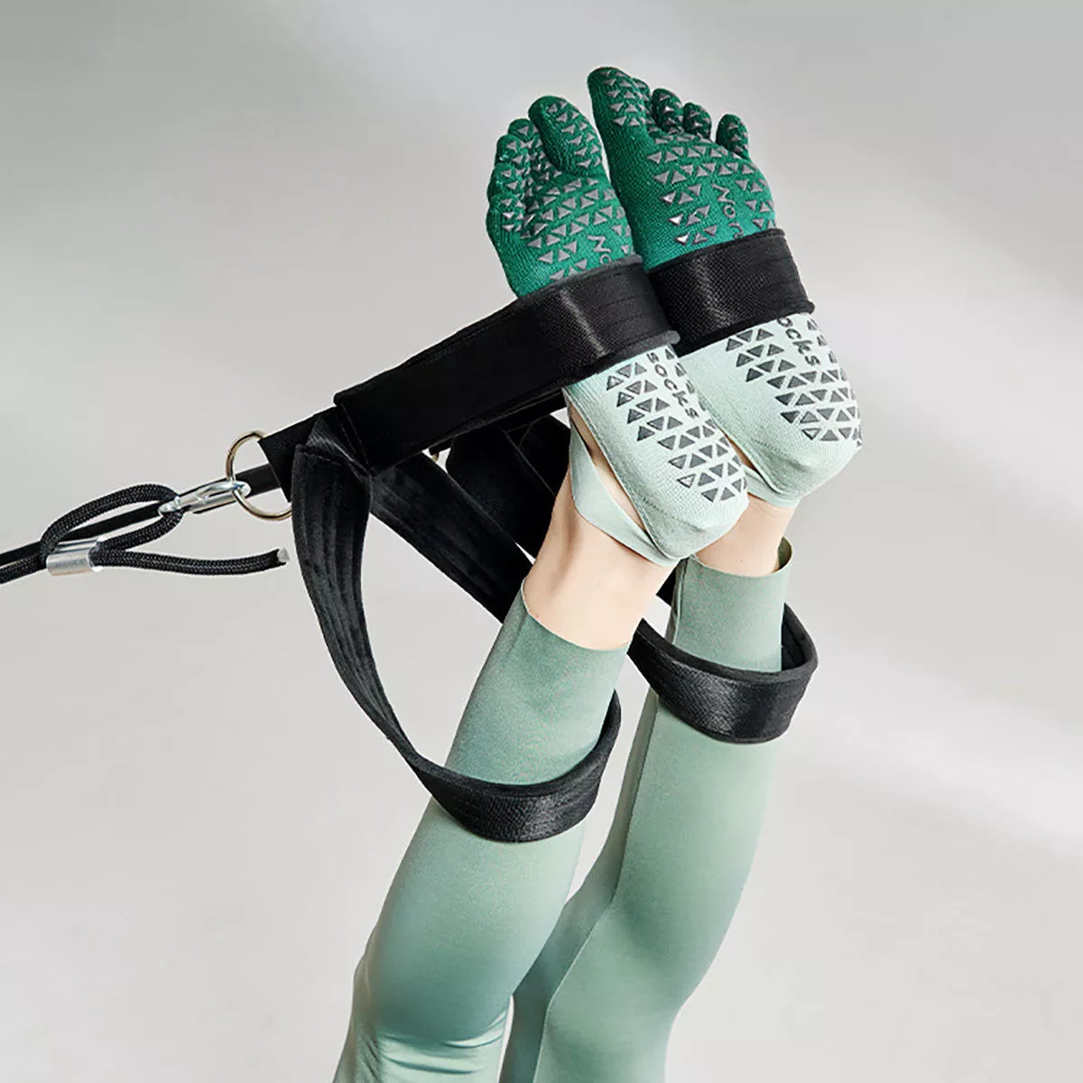 Grippy Yoga Socks with non-slip full toe for yoga, Pilates, and dance