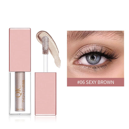 Liquid Eyeshadow with Crushed Diamond Effect in various colors for a glamorous look