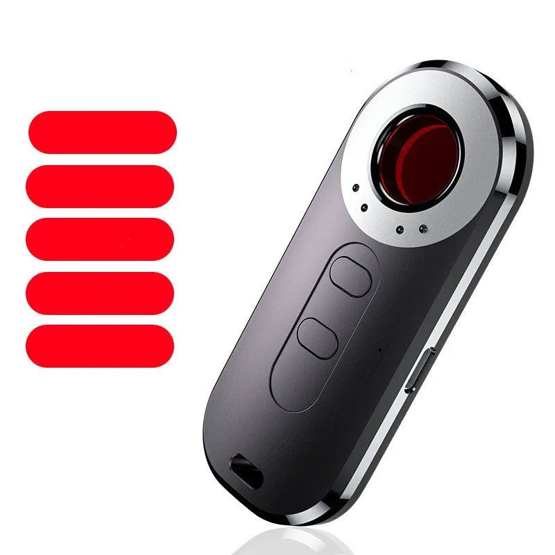 AK400 portable infrared detector for anti-monitoring with compact rectangular design and USB connection