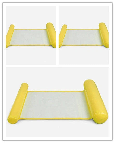 Inflatable Water Lounge Chair in pool with hammock-style design for ultimate relaxation