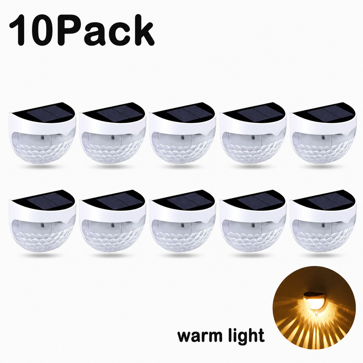 Solar-powered outdoor wall lamp with integrated LED technology providing 8-12 hours of continuous illumination from a single day's solar charge, featuring IP55 waterproof rating for year-round garden use