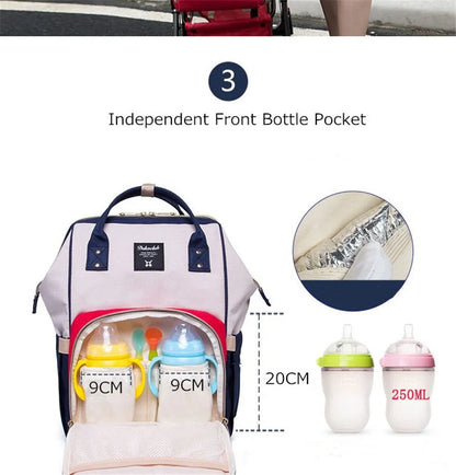 Stylish and spacious Mummy Backpack for moms, perfect for carrying baby essentials