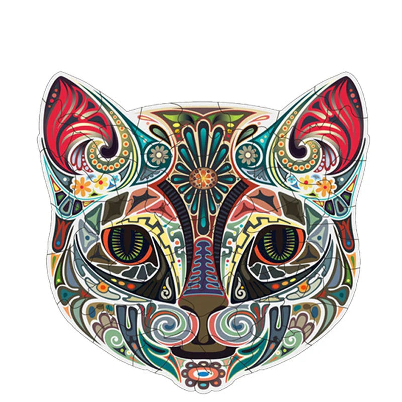 Enchanting handcrafted wooden puzzle featuring nature-inspired designs and promoting mindfulness, concentration, and problem-solving skills