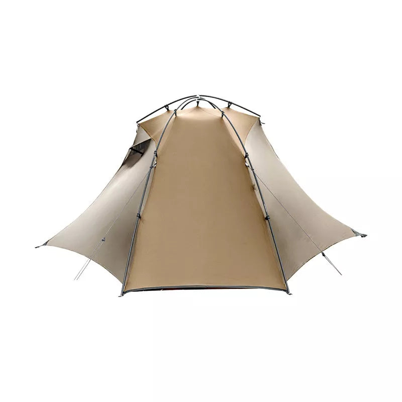 High Altitude 1.5 Storey Single Tent in brown, perfect for four-season camping