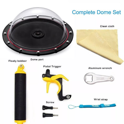 GoPro Sports Accessories Water Lens Cover in Orange and Yellow for diving protection