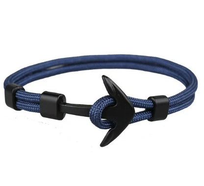 Unisex Pirate Anchor Bracelet with detailed nautical design, perfect for sea lovers and fashion enthusiasts.