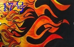 Polyester sports bandana for cycling and sun protection in various patterns