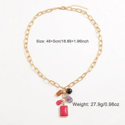 Stylish pendant necklace with geometric design and irregular elements, perfect accessory for fashion-forward women