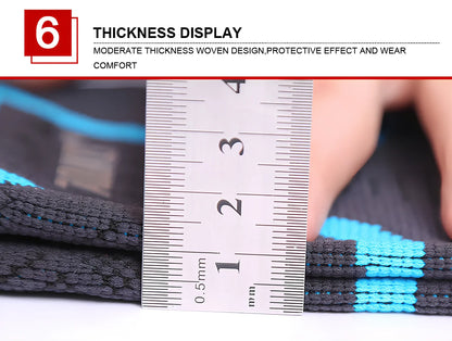 AOLIKES black elbow support with latex silk lining for basketball and volleyball sports compression