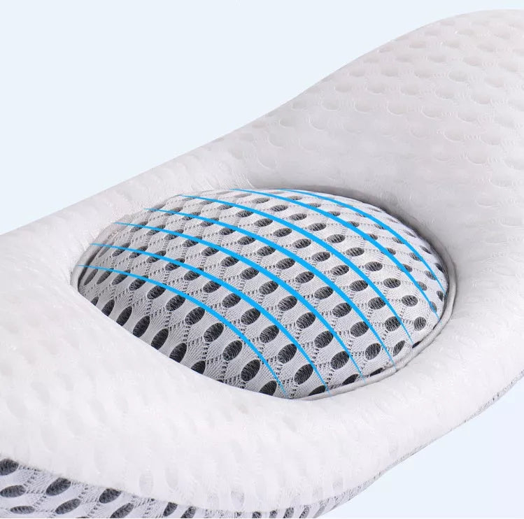 Multifunctional Waist Pad with 4D mesh and buckwheat filling for support and comfort