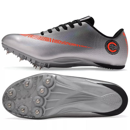 Unisex competition shoes with microfiber upper and TPU outsole for running and foot basket sports