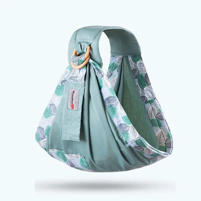 Adjustable baby wrap carrier in various colors for comfortable infant carrying