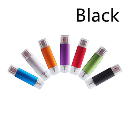 Caike aluminum alloy USB 2.0 flash drive in 32GB or 64GB with seven colour options