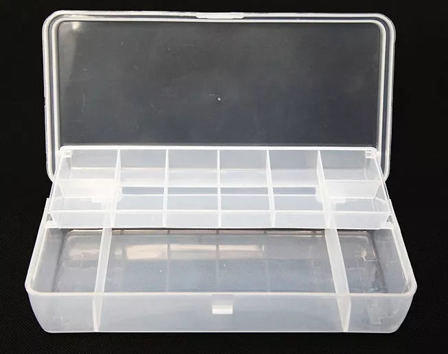 Fishing Accessories Smart Box with double-layer bait storage in transparent color