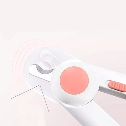 LED Light-Emitting Professional Pet Nail Clippers for Dogs and Cats with ergonomic design