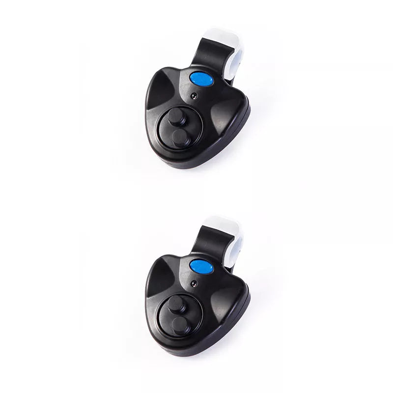 Night fishing intelligent bite alarm with LED warning light for enhanced visibility