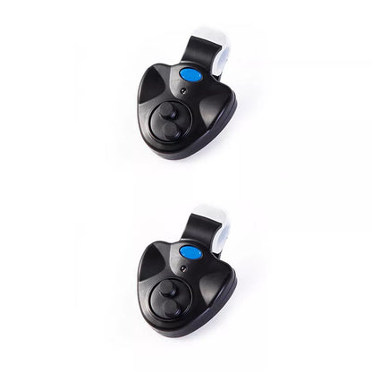 Night fishing intelligent bite alarm with LED warning light for enhanced visibility