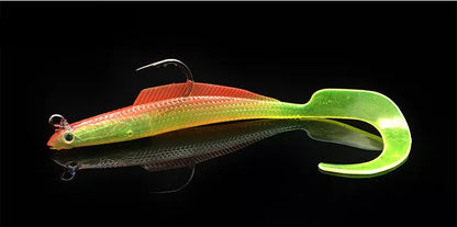 Creative Simulation Long Lead Soft Fishing Lure in various colors for realistic bait imitation