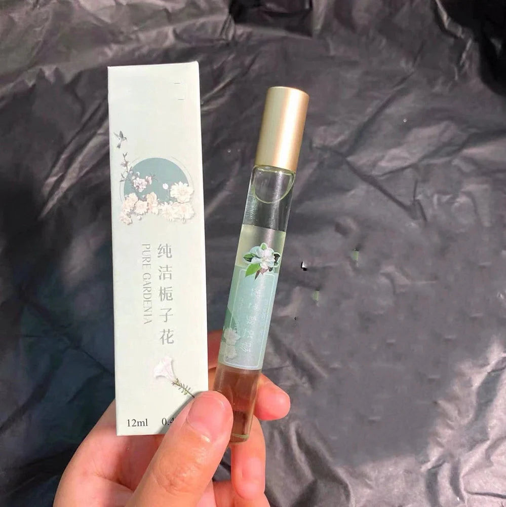 Jean Miss 12ml essential oil perfume ball in pure gardenia variant with rollerball applicator and citrus-floral notes