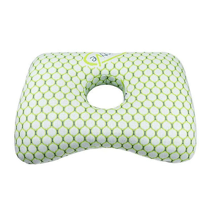 Beauty salon single hole ear pillow in Boer Gray colour, measuring 39x28x6cm with polyester fibre filling