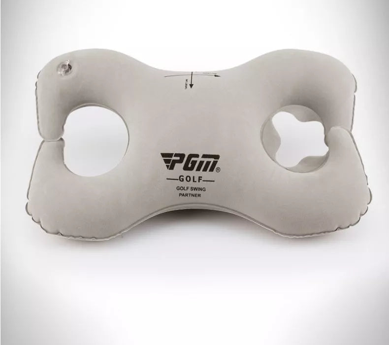 Golf Swing Corrector with retractable air nozzle for improving golf swing posture