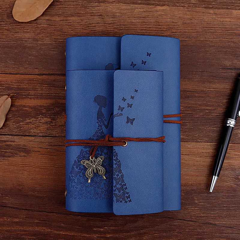 A6 Loose Leaf Diary Refillable Notebook Kraft Paper 100gsm 8x12.5cm Pages Lake Blue Pink Purple Red Wine Red Yellow Cover Colours for Employee Benefits Festival Gifts Business Gifts