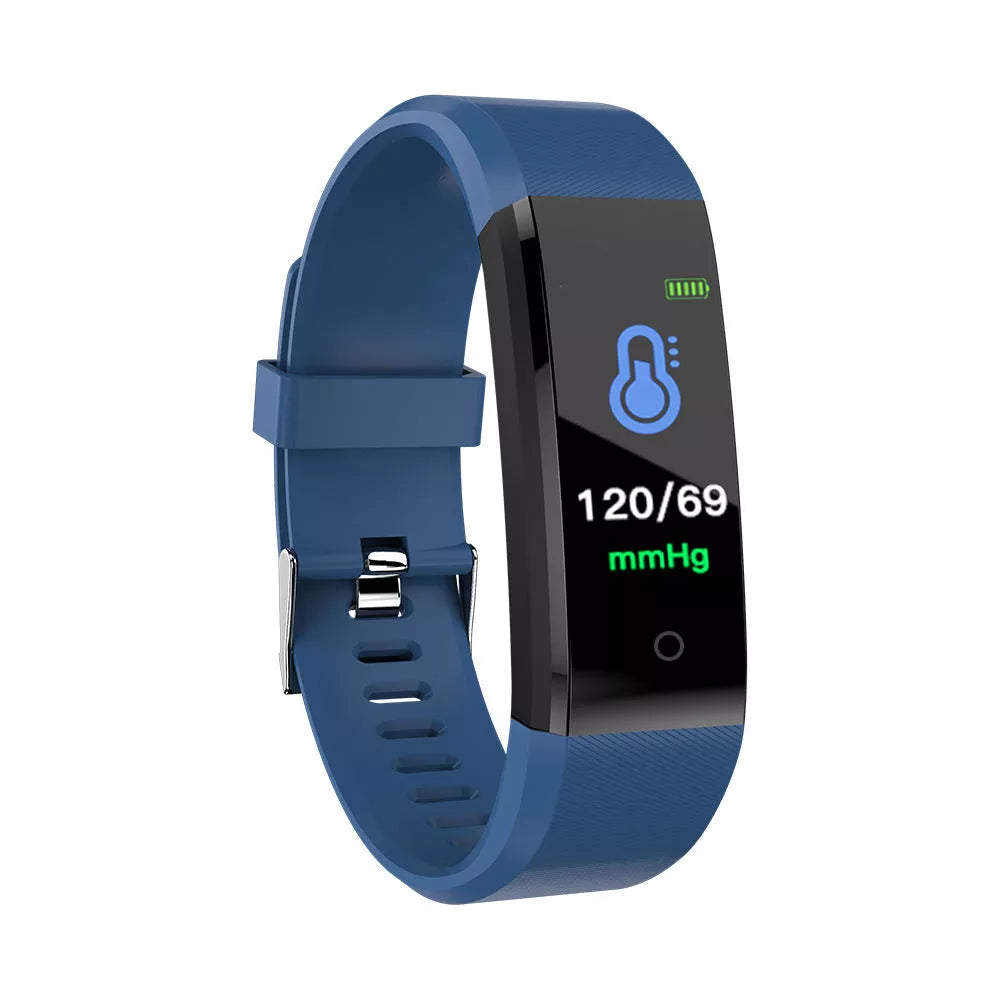 115plus Smart Band fitness tracker with heart rate monitor and color screen