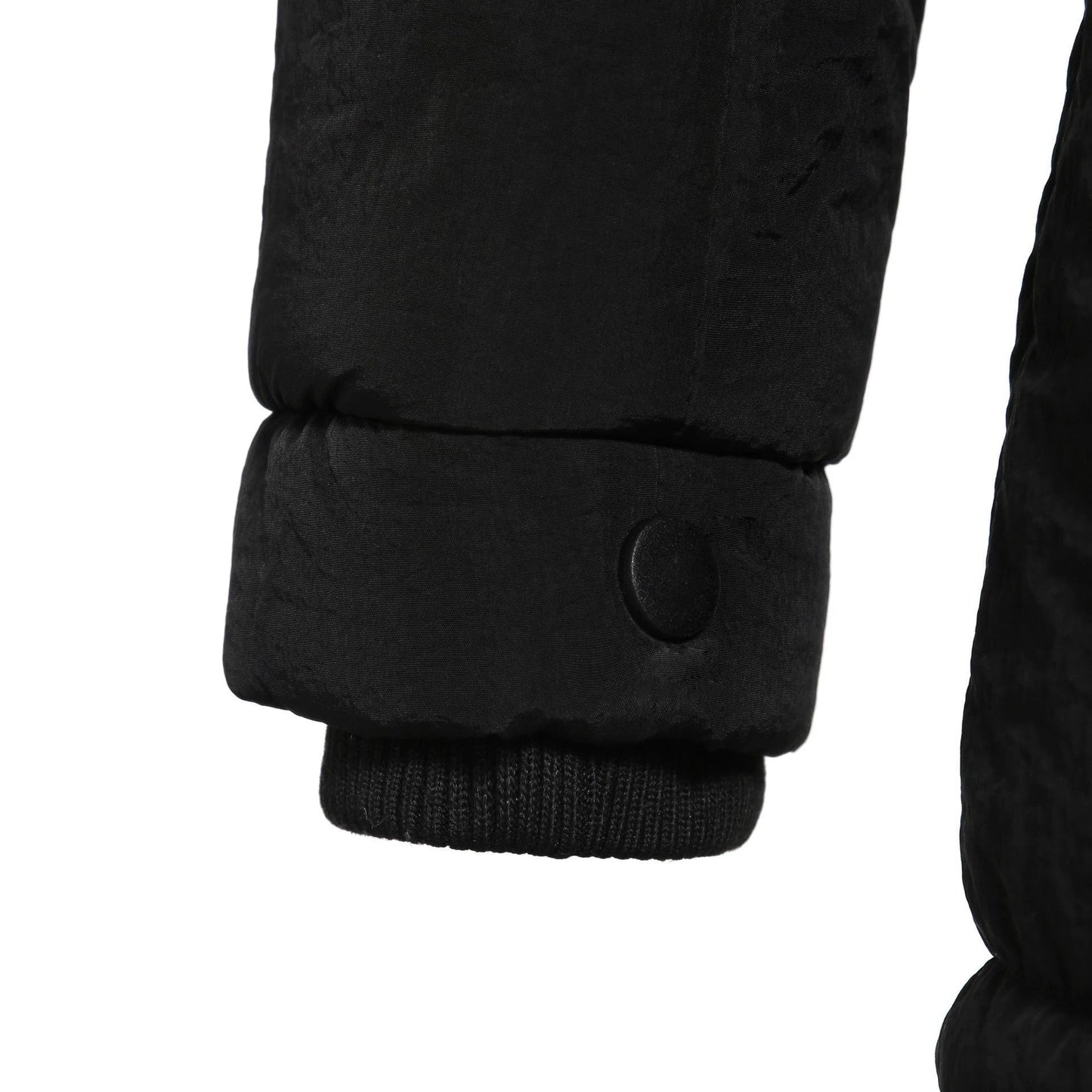 Stylish padded cotton clothing with leather accents in a variety of colors and sizes