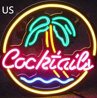 LED coffee neon billboard sign with bright colours and PVC shell for bar and shop decoration.