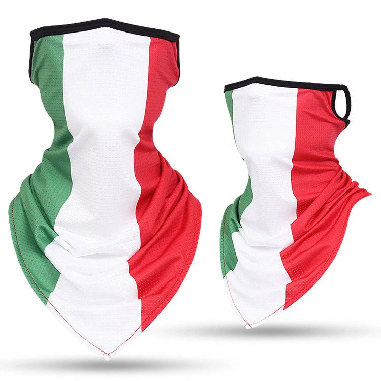 Breathable Face Guard Thin Tubular Ring Scarf in various colors for sun protection