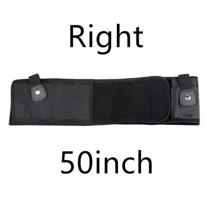 Neoprene concealed carry belly holster with spare magazine pocket, fits up to 40" waist