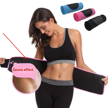 Neoprene lumbar support belt for running and fitness waist protection in adjustable design