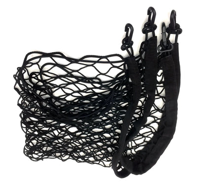 Spacious 40cm x 90cm nylon net car trunk organizer for storing groceries, sports equipment, and other bulky items