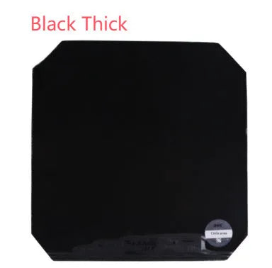 Fast Attack Sticky Classic-50 table tennis racket with anti-rubber surface in red or black with thick or medium-thick sponge