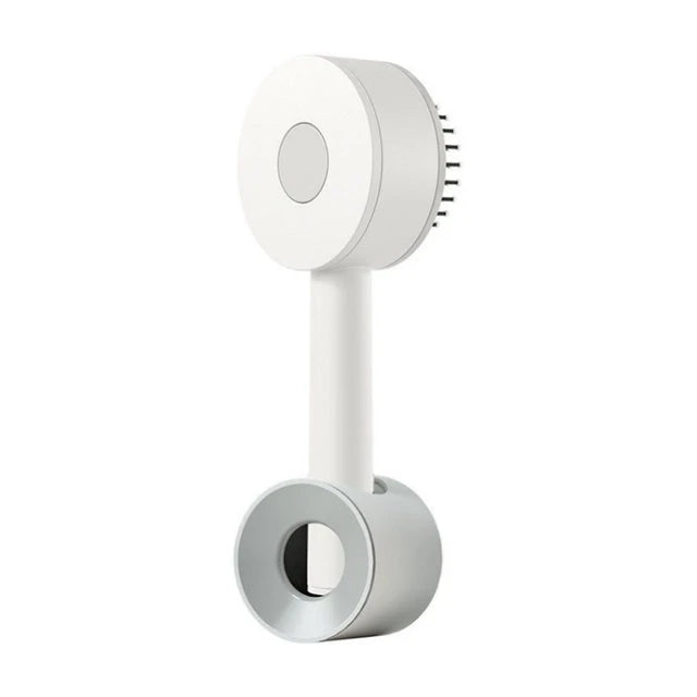 Luxurious hair massage comb with air-cushioned bristles for a soothing scalp experience and effortless styling